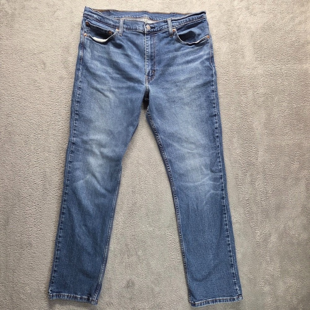 Levis 511 Jeans Mens 38X32 Blue Slim Straight Mid Rise Medium Wash Denim